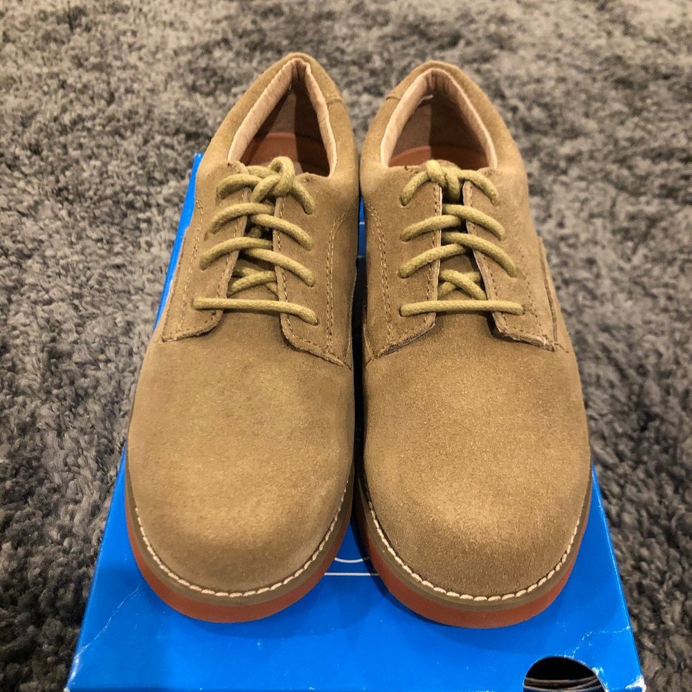 Boys JJ School Dirty Buck Suede Dress Shoes